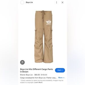 BOYS LIE CARGO PANTS